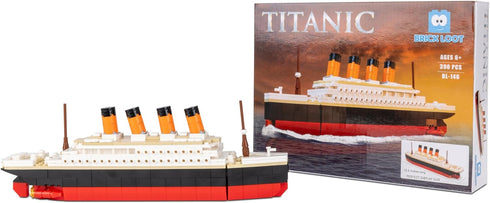 Brick Loot Titanic Building Blocks Large Set, Toy Ship Model Kit, 390 Pieces, Compatible with Lego
