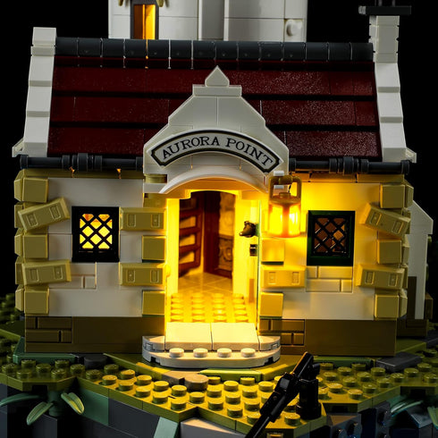 BRIKSMAX LED Lighting Kit for LEGO-21335 Motorized Lighthouse - Compatible with Lego Ideas Model