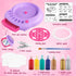 36 7 Set 4-12, 6 7 8 9 10 Spin Art Machine for Kids - Paint Spinner Art Craft Kit with Artboards & Colors - Arts