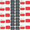 10 Pairs Amass T-Plug Connector, Anti-Slip Male and Female Adapters with Caps for RC LiPo Battery Motor ESC