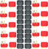 10 Pairs Amass T-Plug Connector, Anti-Slip Male and Female Adapters with Caps for RC LiPo Battery Motor ESC