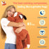 25.6 inch 5 lbs PEACH CAT Fox Weighted Stuffed Animals Large Weighted Plush Soft Plushies Toys Body Pillow Gifts