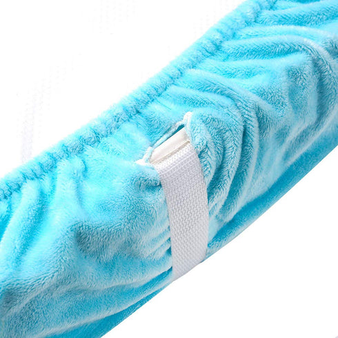 CribMATE 1PC Coral Velvet Nursery Diaper Changing Table Cover Baby Girl Baby Boy Diaper Changing Pad Cover (Blue