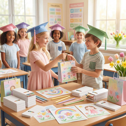 24 Packs 3.5'' 6 Pack Ctosree Mini Pastel Colored Pencils Bulk Coloring Drawing Pencil in Boxes End of Year Gift