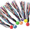 ArtCreativity Comet Balls, Bulk Set of 20 Bouncy Super Balls with Colorful Streamers, Birthday Party Favors for Kids