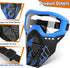 POKONBOY 2 Pack Tactical Mask with Goggles Compatible with Nerf Rival, Apollo, Zeus, Khaos, Atlas, & Artemis Blasters