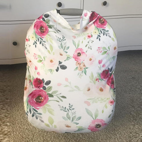 Stretchy Baby Car Seat Cover for Boys and Girls - Multiuse Nursing Covers, Shopping Cart/High Chair/Stroller Canopies