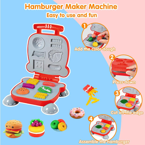 Sets 4-8 4 5 6 7 8 9 10 EagleGrove Dough for Kids Ages Arts and Crafts for Kids Year Old Toddlers, Dough Kitchen
