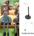 12-Inch Dolls Doll Stands by jojofuny, 2pcs Black Portable Action Figure Display Bracket for Home Decoration, 35cm