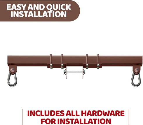 Swurfer Swingset Conversion Bracket, Heavy Duty Horse Glider Bracket for Swing Set Attachment