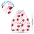 Burbuja Car Seat Cover for Baby, Cherries with Bow Car Seat Canopy Nursing Cover for Breastfeeding, Multi-use