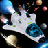 TOY Life Space Toys Rocket Toys for Kids, Space Shuttle with Astronaut Figure & Space Rover for Boys 5-12