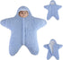 Lekad 2-6 Baby Wearable Sleeping Bag Baby Starfish Onesie Newborn Snowsuit Winter Jumpsuit Outfit Hooded Swaddle