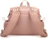 Backpack Backpack, Small Purse,Mini Diaper Bag Personal Item Travel Bag for Vacation with Multiple Straps(Dusty Rose)