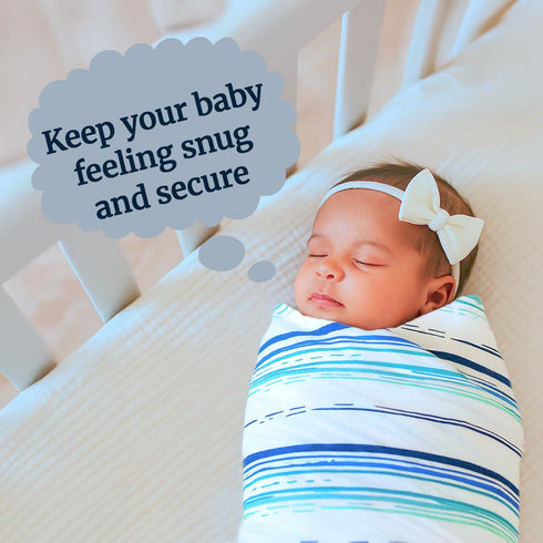 Swaddle Blankets for Newborns Soft, Breathable & Stretchy Baby Swaddle Blanket for Boys, Neutral Receiving Blankets