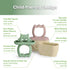 Haakaa Baby Feeder & Baby Popsicle MoldsBlush + Pea Green