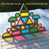 Wooden Building Blocks Set of 24pcs, Rainbow Sensory Toys for Toddlers, Preschool Stacking Toy