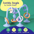 Jumble Jangle Baby Teething Toys BPA-Free, Multi Purpose High Chair Toys & Sensory Toys for Kids with Autism: Suction