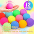12 Pack Slow Rising Stress Ball,Stress Balls for Kids Adults,Stretchy Fidget Toys for Stress Relief,Hand Therapy