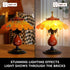 Ideas Table Lamp Mini Building Block Set, Creative Retro-Style Model for Home Décor