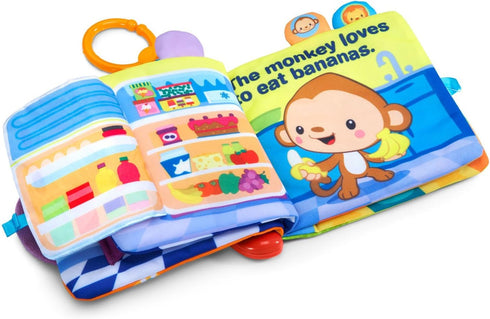 VTech Baby Peek and Play Book, Purple Interactive Baby Book