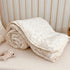 47"x59", BuLuTu Cotton Muslin Blanket for Toddler Girls Boys Rabbit Pattern Baby Quilted Blanket Lightweight Soft