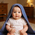 VitalCozy 8 32 32 Inch Pcs Baby Muslin Hooded Bath Towels and Washcloths, x Muslin Cotton Hooded Baby Towels Absorbent