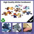 WSCXSC 300 300 20.5x15IN Jigsaw Puzzles Pieces for Adults Tower Puzzles Piece Puzzle for Adults Kids Puzzle Letter on
