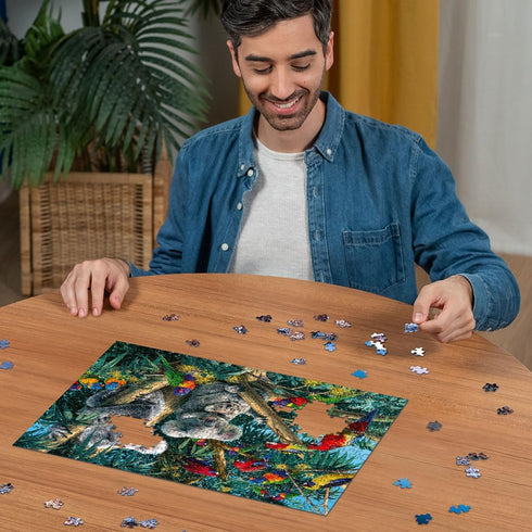 500 12000206 Ravensburger Koalas in a Tree Piece Jigsaw Puzzle for Adults - - Handcrafted Tooling, Made in Germany