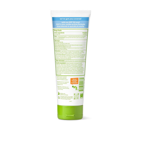 Babyganics SPF 50 Mineral Sunscreen Lotion, Sheer Blend, UVA UVB Protection, Octinoxate & Oxybenzone Free, Water Resistant, Fragrance Free, 8 oz
