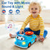 DELUTIQUE 1 1-3,Gift 1 2 3 Toys for + Year Old Boy,Toddler Racing Car Steering Wheel Toy with Sound & Light,Car Toys