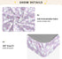 miaozhen 1 Pack 52x28 Cotton Baby Crib Sheets Comfy Breathable Slow Style Strawberry Lavender Crib Mattress Sheet