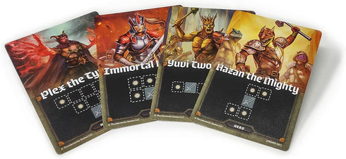 Cartographers Heroes: Champions Mini-Expansion - 4 New Heroes for Fantasy Map Drawing Game, Flip & Write