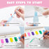25 2 Set, Shuttle Art Paint with Water Coloring Book for Kids, Princess Themed Pages with Brushes, Mess-Free Watercolor
