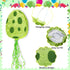 16 12 3 Lenwen Dinosaur Egg Piata x x in Pull String Easter Eggs Piata Bundle with Stick Blindfold Confetti