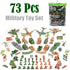 Liberty Imports Military Air Force Navy Deluxe Action Figures Playset with 73 pcs Army Men Soldiers