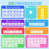265 Set JoyCat Phonics Magnetic Letter Tiles- Hooked on Phonics, ABC Reading Games with Word-Building Folder & Storage
