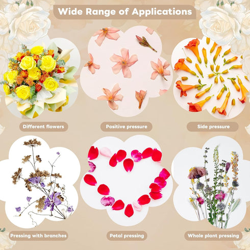 11" 11" 10 zunmial Flower Press KitCraft Kits x Large Layers Wooden Flower Presser for Adults & Teens DIY Bouquet