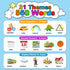 560 1-6, Kidzdo Talking Flashcards for Toddlers, English Sight Words Educational Toy, Pocket Speech Therapy Toys