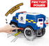 Liberty Imports Friction Powered Police Monster Truck Toy - Light & Sound Effects, Model Vehicle for Kids