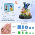 530 Set, QLT QIAOLETONG Flower Bouquet Building Kit for Adults, PCS Animals Flowers Botanical Collection Mini Building