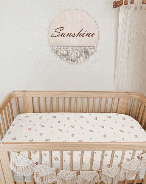 Pack 2 Pack, Pack 27"x39", and Play Sheets for Baby Boy and Girl Neutral Muslin Cotton N Play Mattresses Sheet Muslin