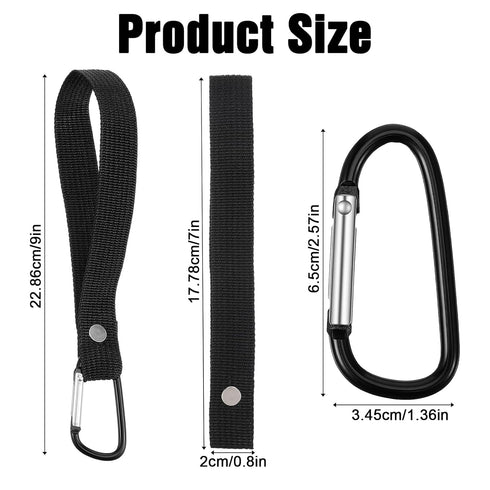 YBEATY 8pcs Stroller Hook Universal Stroller Clips and Hooks Adjustable Strollers Carabiner Clip Multifunctional