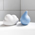 Ubbi Muted Color Cloud and Droplet Silicone Bath Squeeze Toys - Fun Bath Time Toys for Toddlers