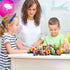 27 Set Set Wondertoys PCS Wooden Magnetic Number Train Toy Compatible with Major Brands Train Tracks