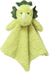 Baby Green Triceratops Soft Stuffed Animal Security Blanket, Plush Dinosaur Lovey, 14"