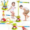 Pobaiyi 5 in 1 Musical Jump Toys, Toss Ring Game Stomping Launch Rocket