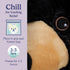 warmies Microwavable & Weighted Stuffed Animals, Black Bear - Heated Stuffed Animal Plushie for Warmth & Comfort - Cute