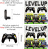 8th Birthday Decorations for Boys, Level Up Video Game Party Supplies, Green Black Balloons, Game Controller Banner