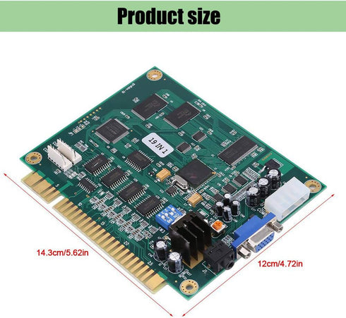 KOOBOOK 1Pcs Multi Classic 19 in 1 Multicade Arcade Multigame Jamma PCB Board